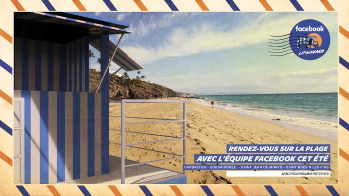 carte postale Facebook